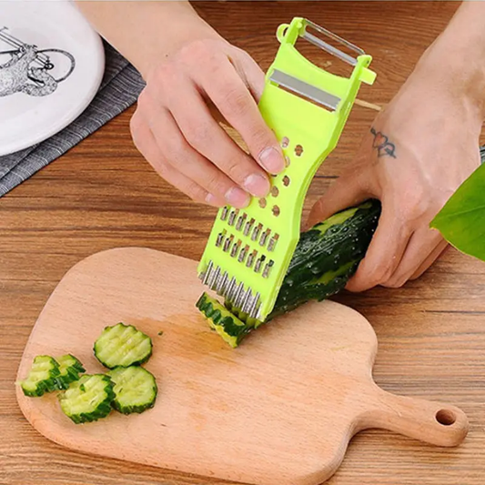 multifunctional Crinkle Cutter and vegetable peeler