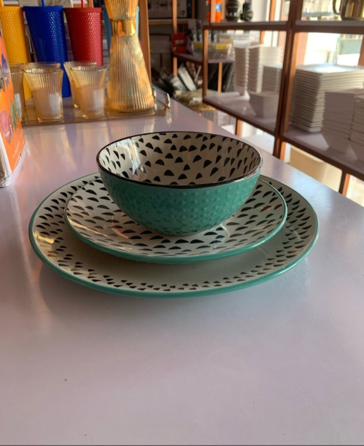 16 Piece Double Design Dinner Set YL 16-57