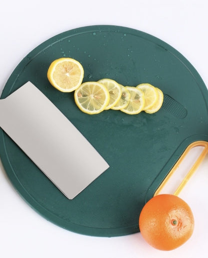 Green chopping board