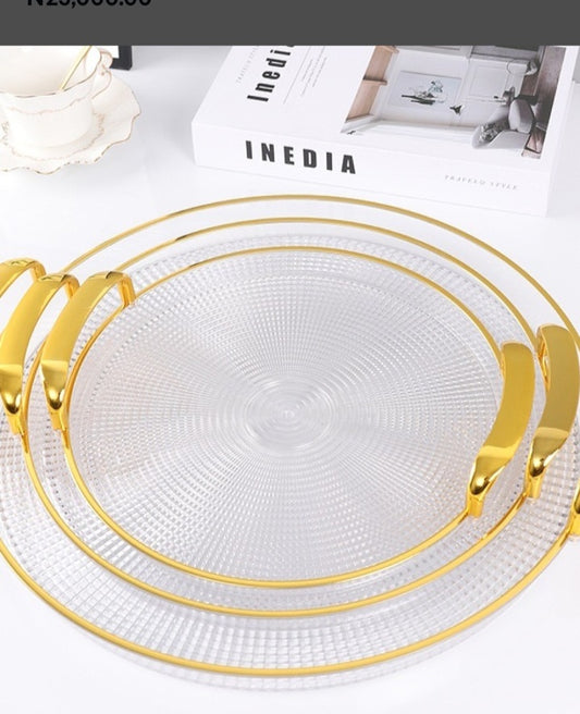 Acrylic tray set
