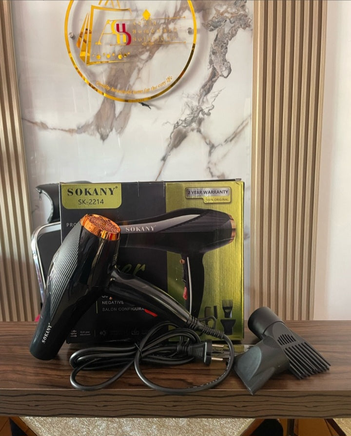 2600 watts sokany dryer set