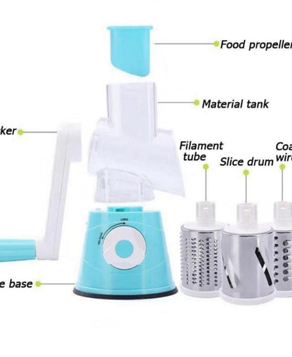 Drum style vegetable cutter