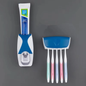 No Punch Wall Mounted Toothpaste Squeezer With  Toothbrush Holder