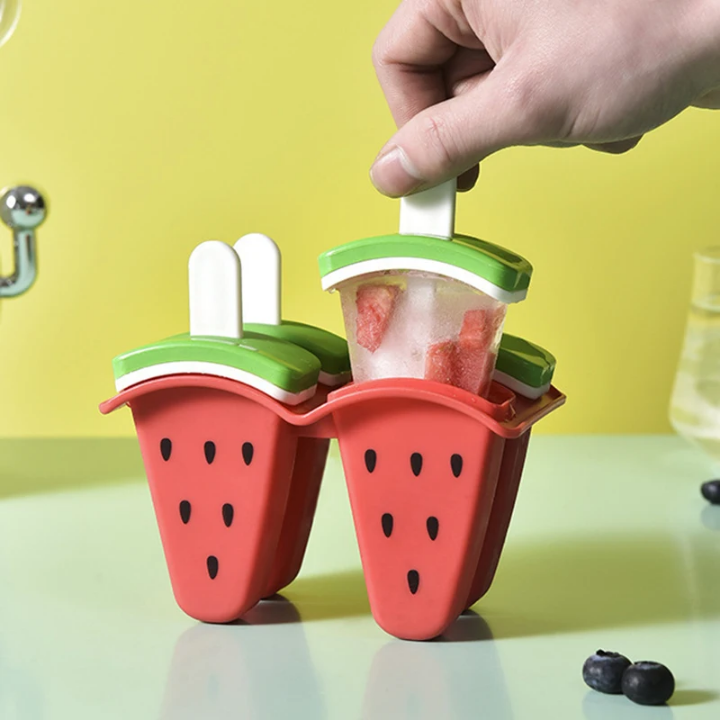 Strawberry shaped Popsicle  mould