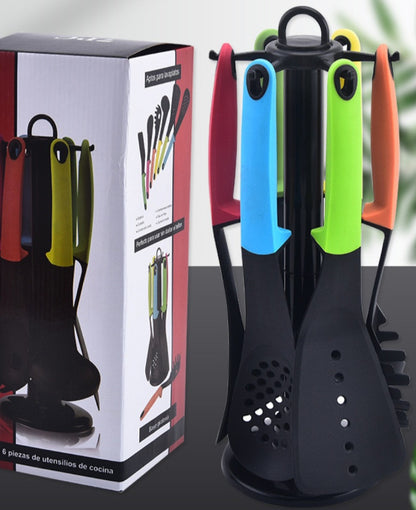 Plastic 6 Piece Cooking spoon set