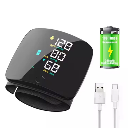 Automatic Wireless Digital Wrist Blood Pressure Monitor, Sphygmomanometer