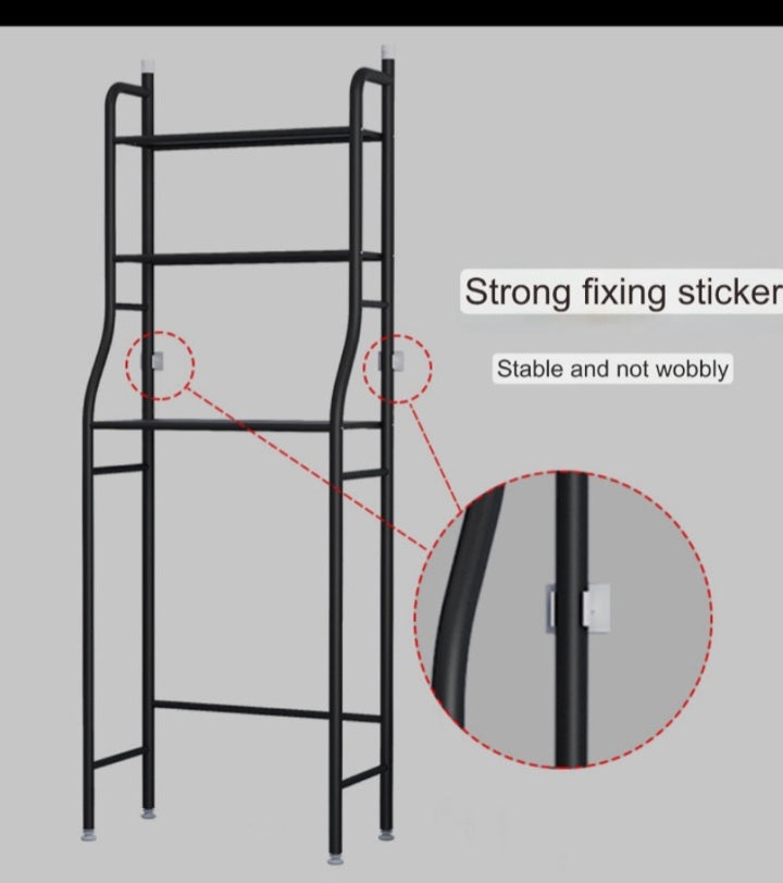 Floor Standing Toilet And Bathroom Storage Rack