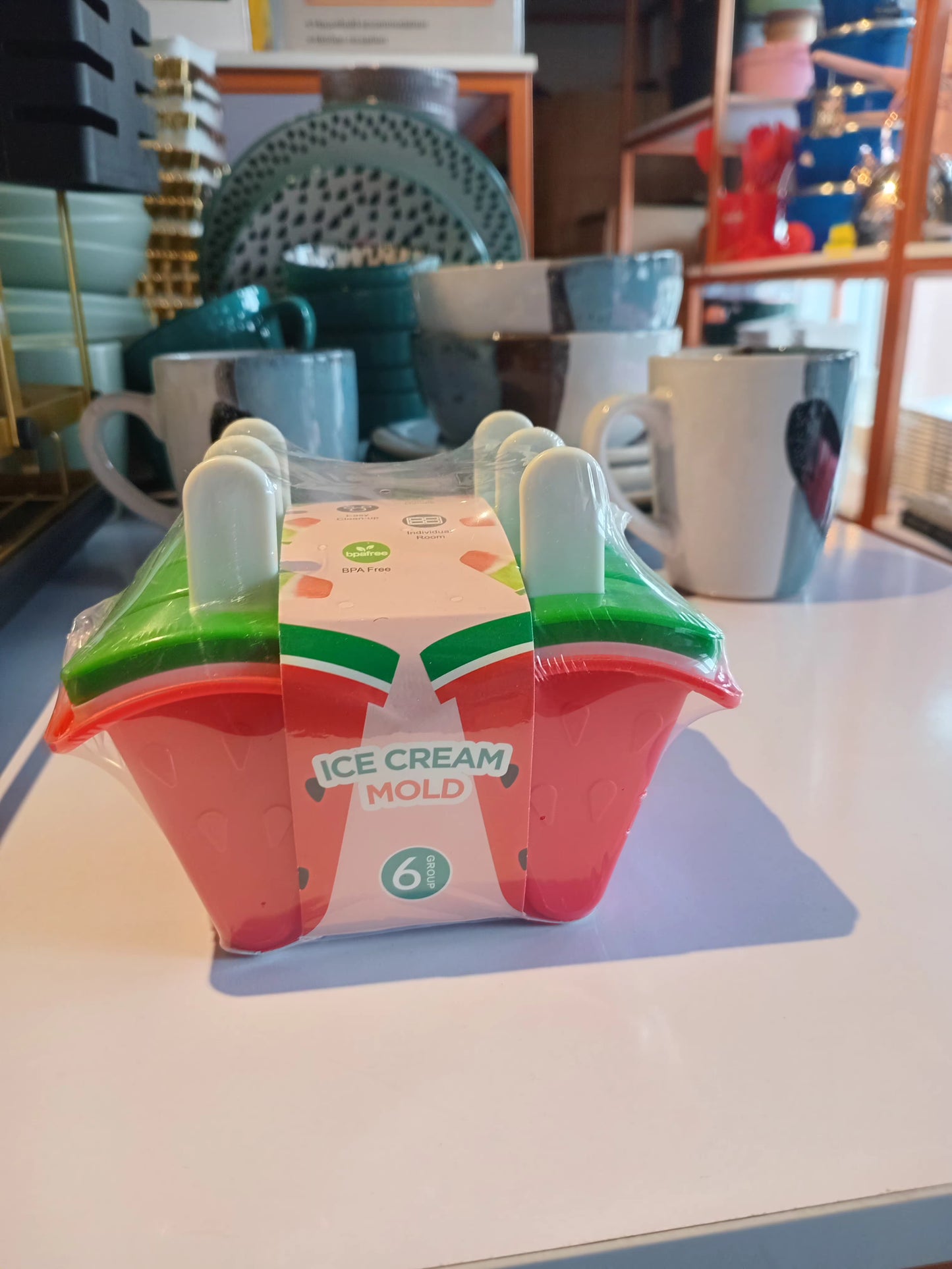 Strawberry shaped Popsicle  mould