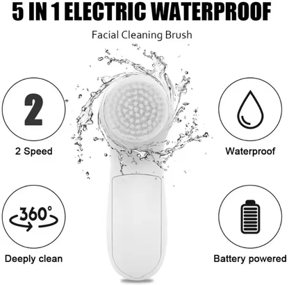 Electric 5 In 1 Facial Cleaning Instrument