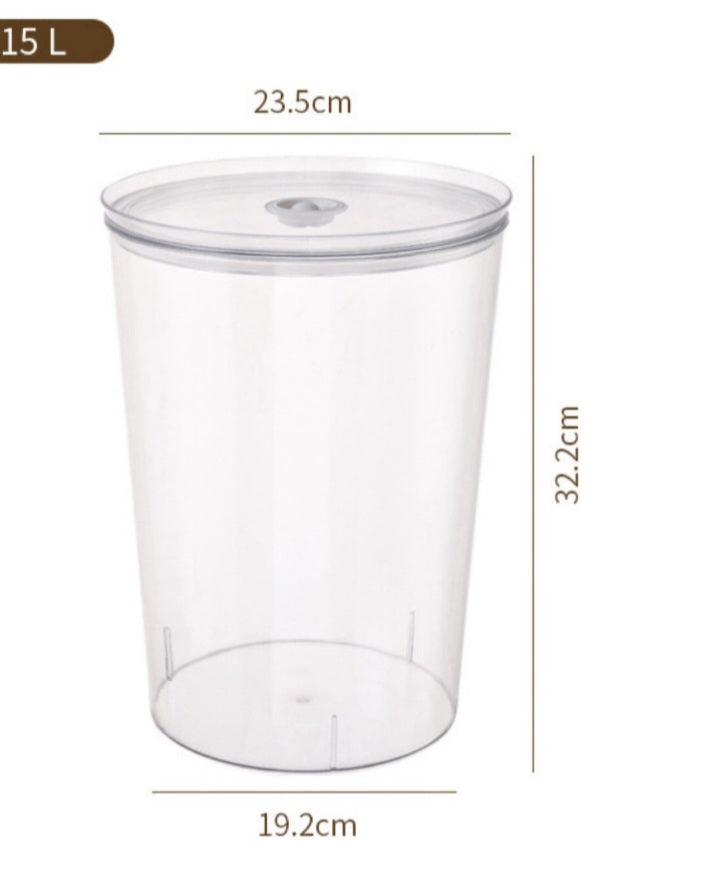 Acrylic Grain Storage Bucket