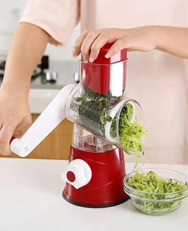 Drum style vegetable cutter
