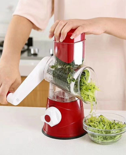 Drum style vegetable cutter