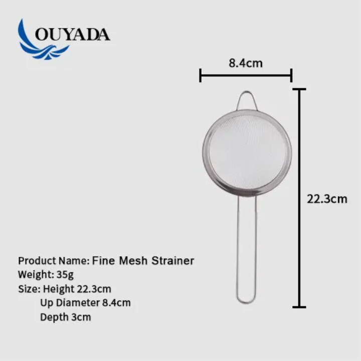 Mini metal Tea sieve with handle