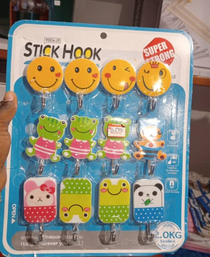 Character Sticker Hook Set