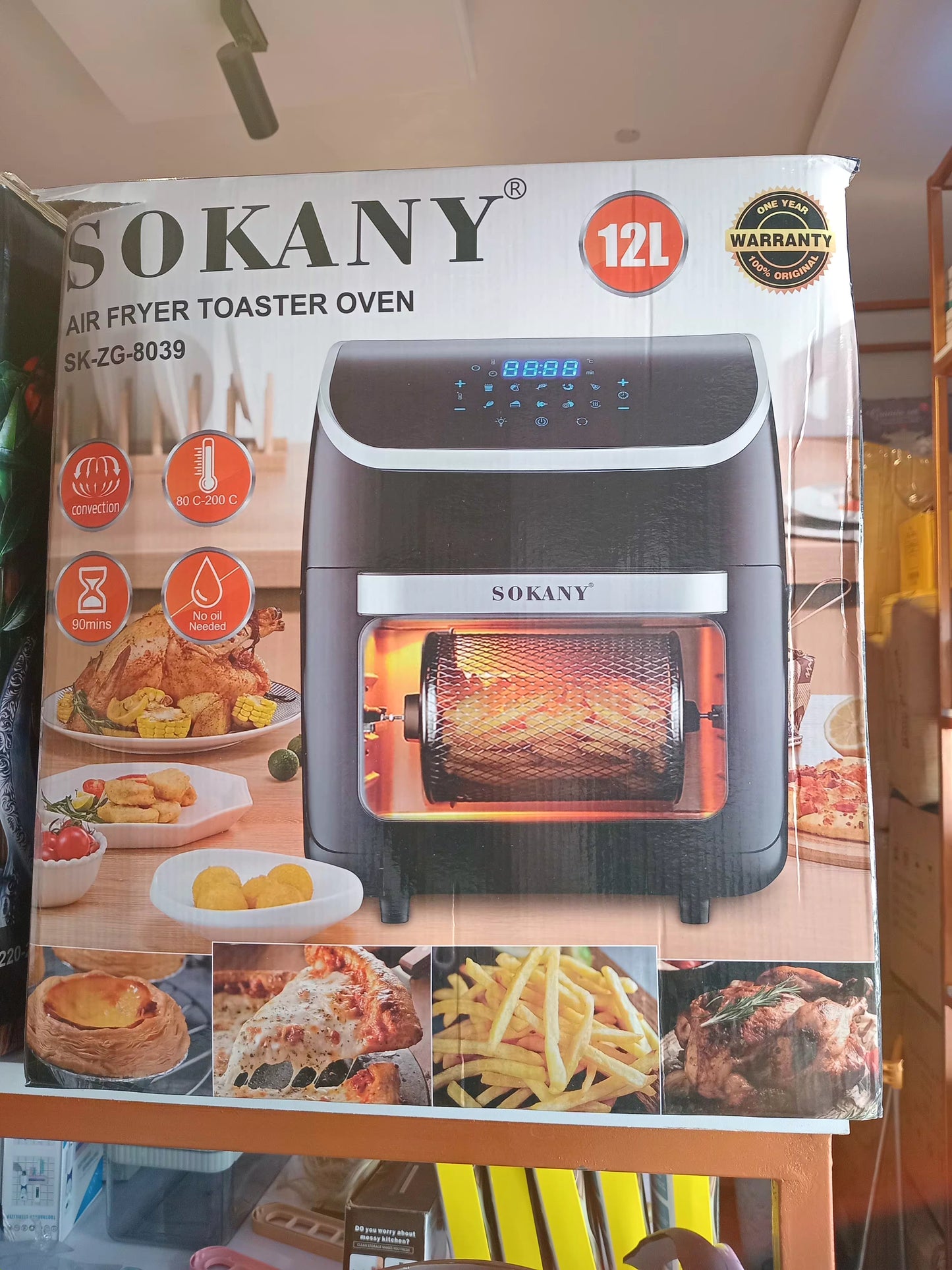 Soknay airfryer toaster oven SK-ZG-8039