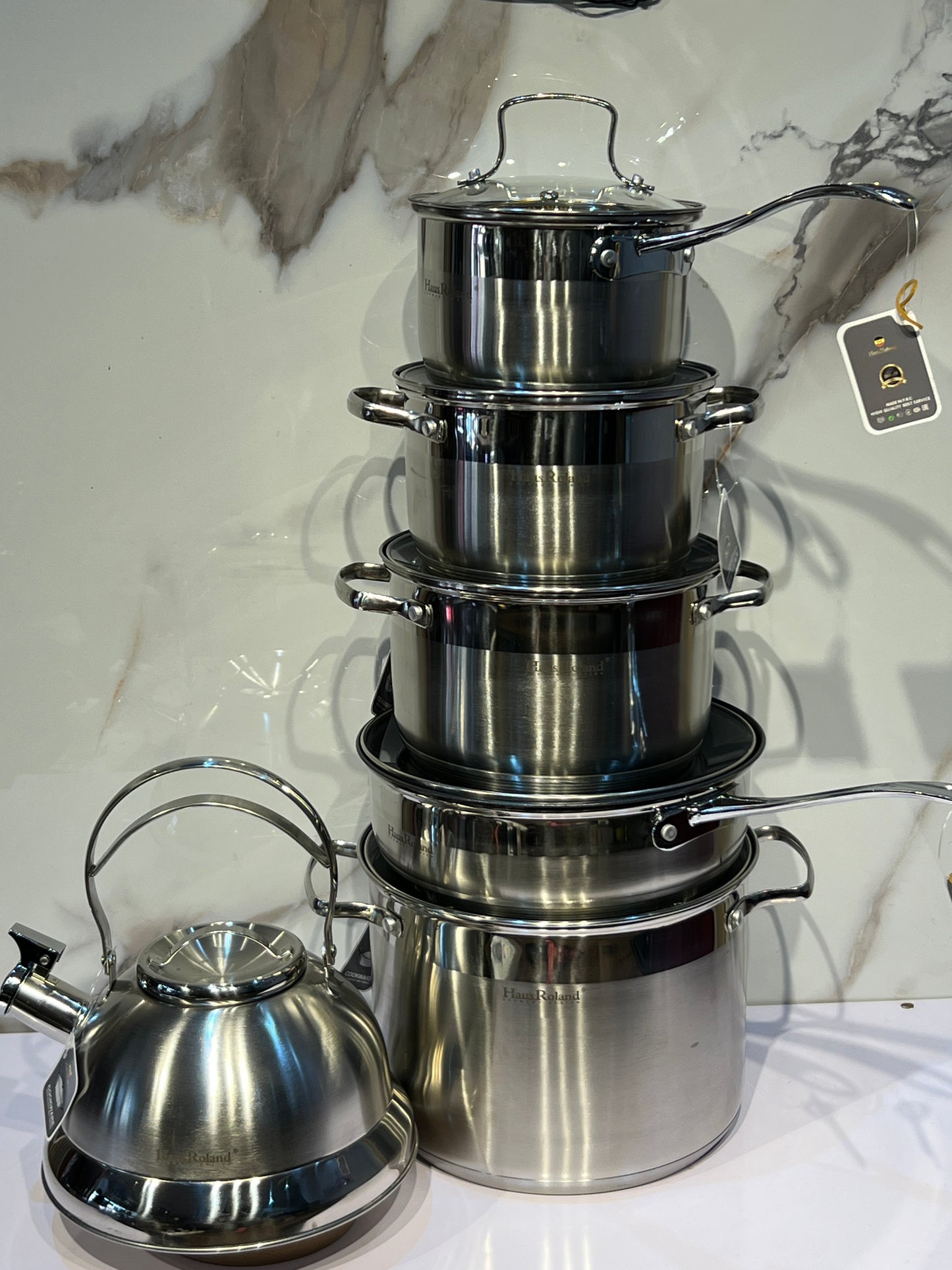 Hausroland 12piece stainless steel pot HR102-4