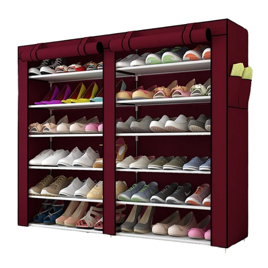 EasyCare Double Sided 6 Layer Shoe Rack