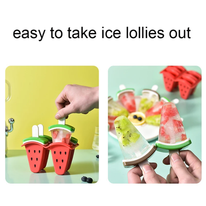 Strawberry shaped Popsicle  mould