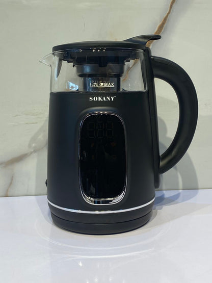 2,200w Sokany Touch Screen High Power Electric Kettle 1.7L capacity
