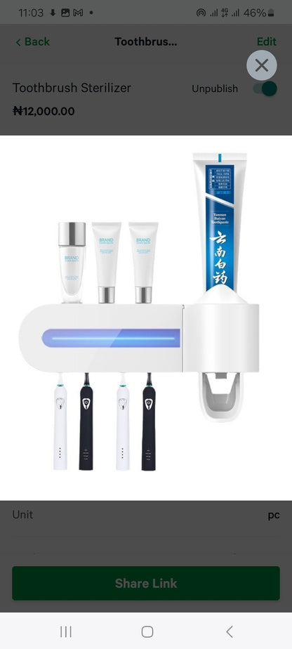 Toothbrush Sterilizer