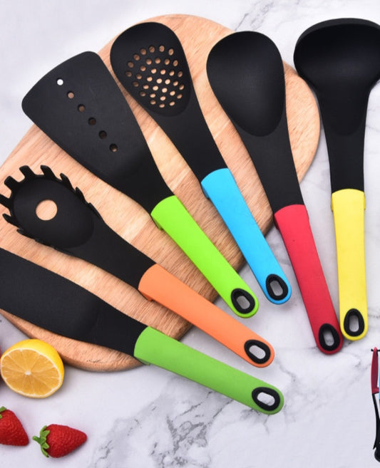 Plastic 6 Piece Cooking spoon set