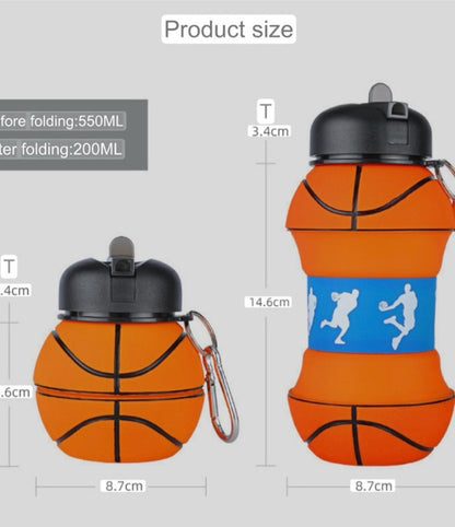 Sports Themed Foldable Bottle