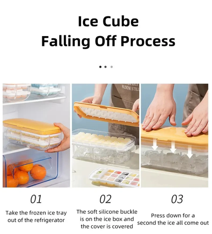 Silicone Ice  Cube Box