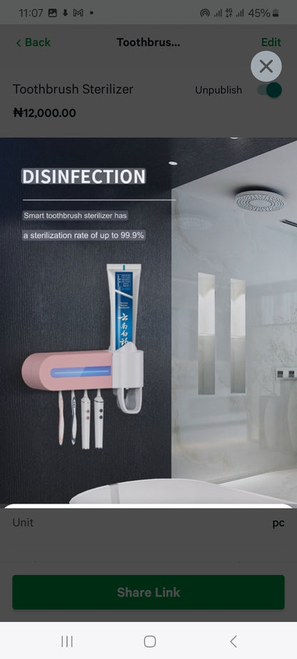 Toothbrush Sterilizer