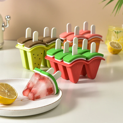 Strawberry shaped Popsicle  mould
