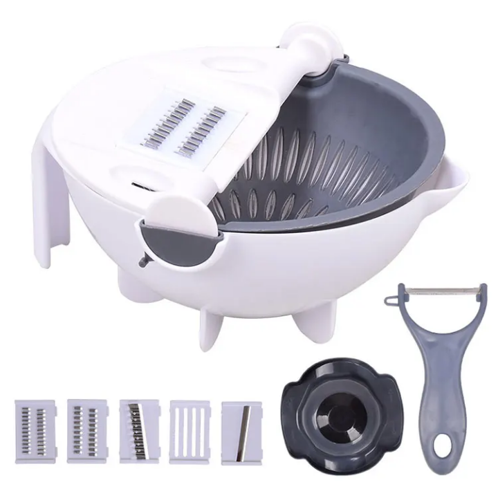 Wet Basket Vegetable Cutter And Drainer