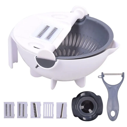 Wet Basket Vegetable Cutter And Drainer