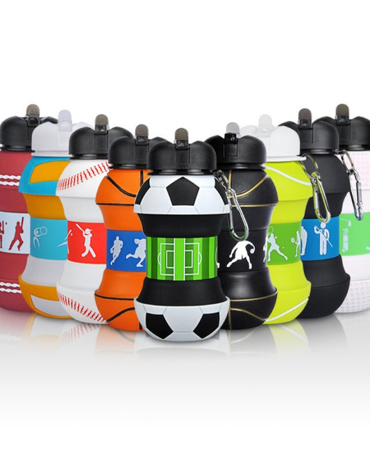Sports Themed Foldable Bottle