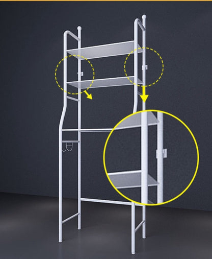 Floor Standing Toilet And Bathroom Storage Rack