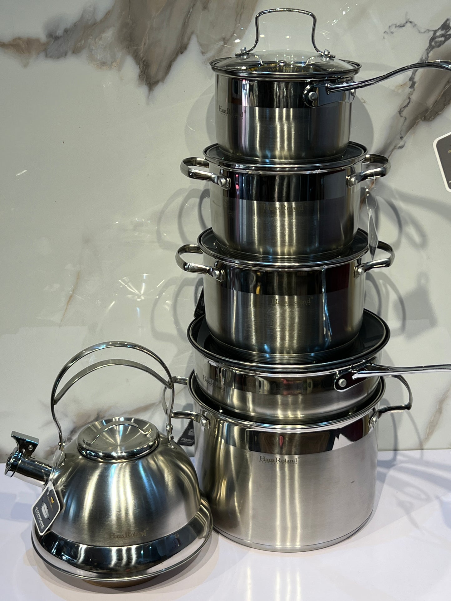 Hausroland 12piece stainless steel pot HR102-4