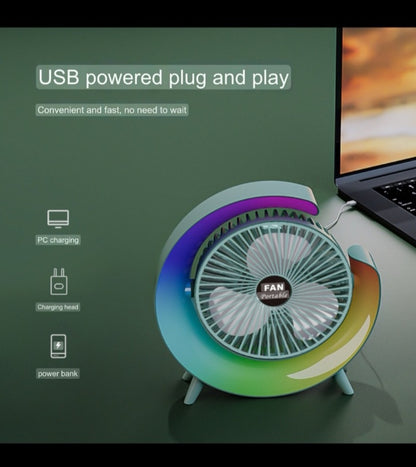 Dazzle desktop fan
