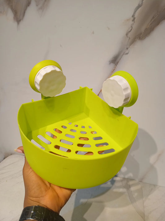Plastic corner shelf
