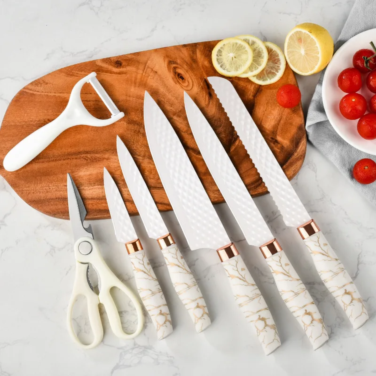 16 piece Silicone kitche  spoon and knife set