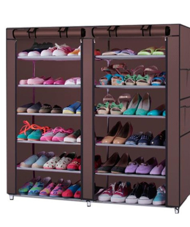 EasyCare Double Sided 6 Layer Shoe Rack