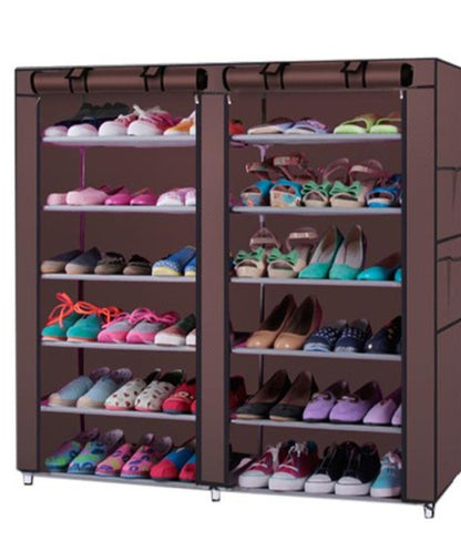 EasyCare Double Sided 6 Layer Shoe Rack