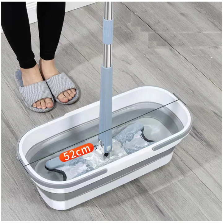 Self Squeezing Wet And Dry Spin Mop