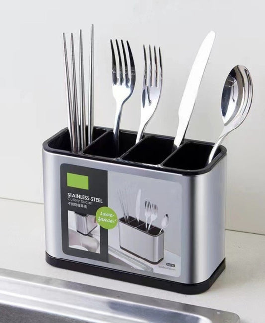 Kitchen Utensils Stainless steel cutlery rack