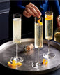 Vickers Champagne flutes  Glass By 6