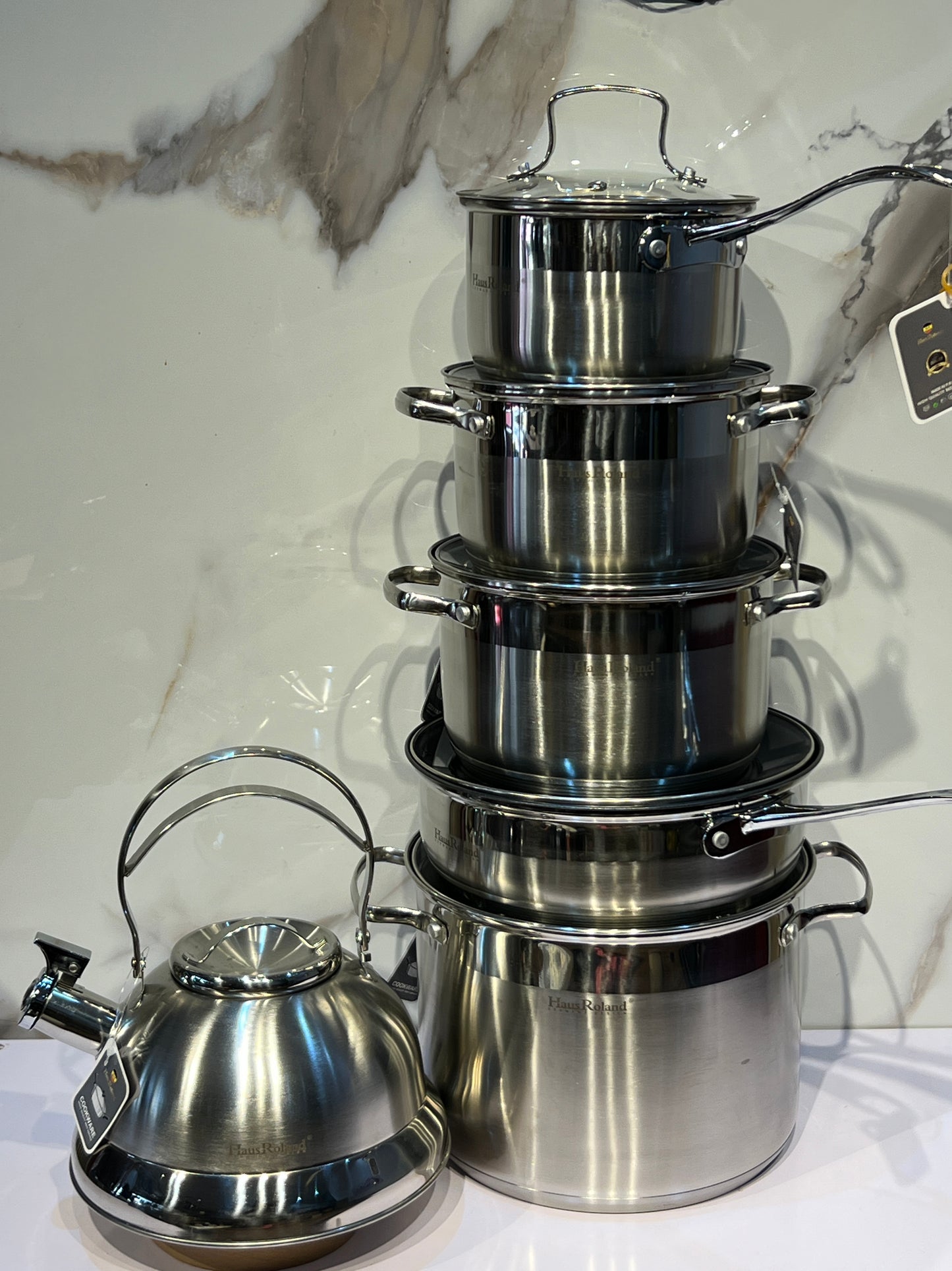Hausroland 12piece stainless steel pot HR102-4