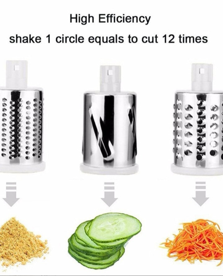 Drum style vegetable cutter