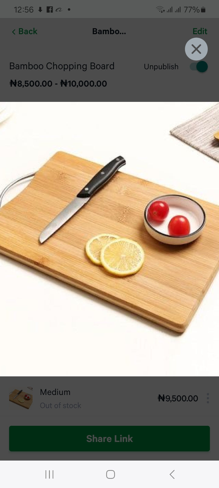 Bamboo Chopping Board