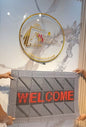 High quality Checkered welcome mat