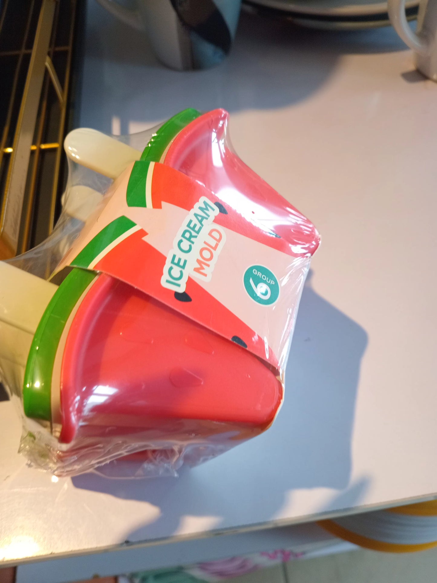 Strawberry shaped Popsicle  mould