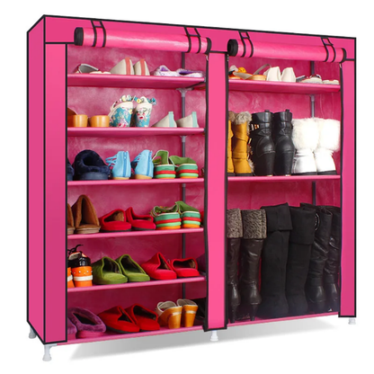 EasyCare Double Sided 6 Layer Shoe Rack