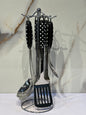 HR 904 Stainless steel cooking spoons set with hanger