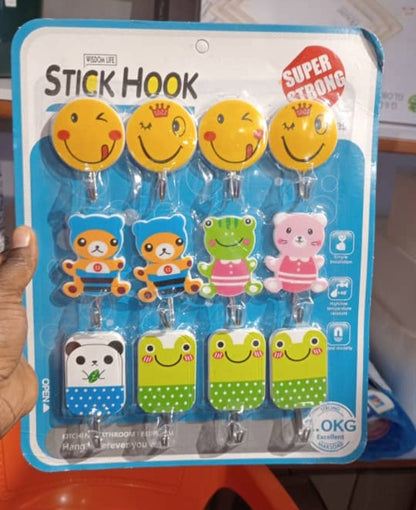 Character Sticker Hook Set